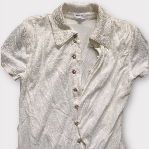 Song of Style Polly Midi Button Shirt Dress - Picture 6 of 7